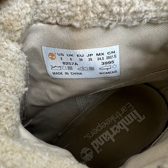 Timberland Earthkeepers Amston Roll-Top Women's Wedge Boots Size 8 - Picture 6 of 8